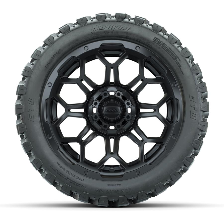 GTW Black Bravo Wheels w/ GTW Nomad All-Terrain Tires