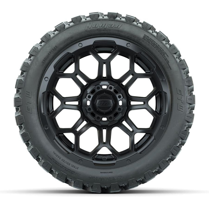 GTW Black Bravo Wheels w/ GTW Nomad All-Terrain Tires